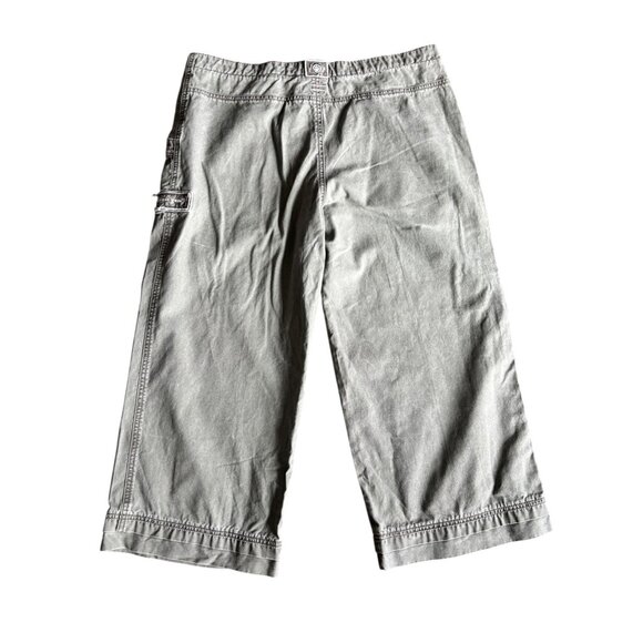 Life Is Good Women's Faded Green Cropped Pants - Picture 2 of 7